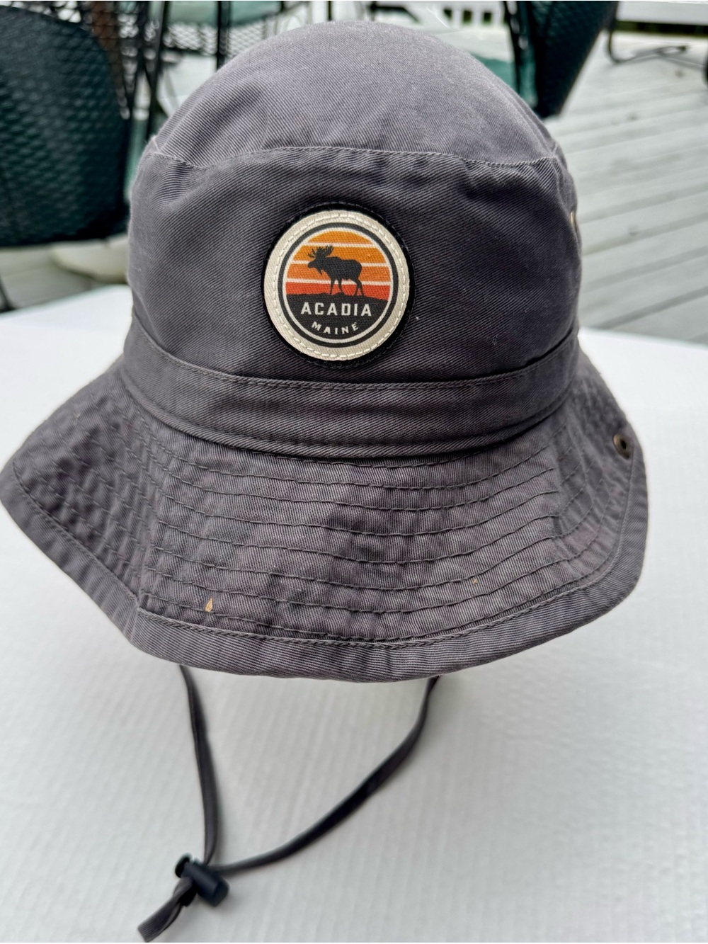 Legacy Charcoal Kids Bucket Hat with Acadia Patch